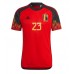 Belgia Michy Batshuayi #23 Fotballklær Hjemmedrakt VM 2022 Kortermet